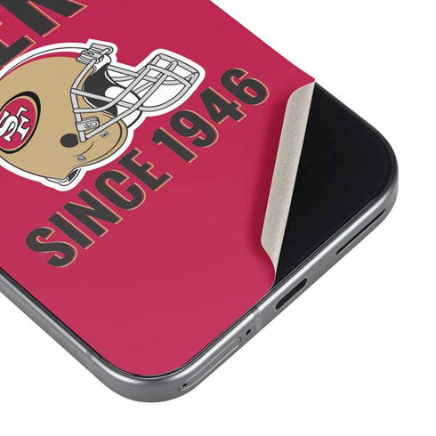 NFL San Francisco 49ers Helmet Pixel 9 Pro XL Skin